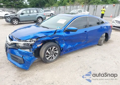 2017 Honda Civic Ex из США, поврежденный, VIN 2HGFC2F7XHH553586